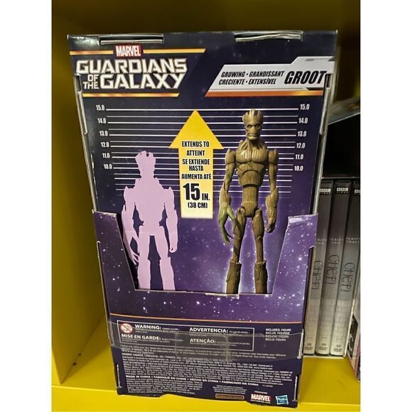Marvel Guardians of the Galaxy Growing Groot Toy Figure Hasbro 2016 NIB - Picture 7 of 9